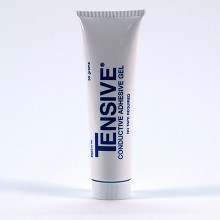 Tensive electrode gel for use with permanent electrodes in TENS / EMS treatment.