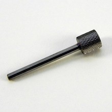 Un buon abrasivo per i lavori di preparazione del riempimento: punta in metallo duro argento a grana fine, con una misura standard di 2.32-2.35 mm
