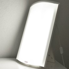 Light therapy lamps with dimmer
