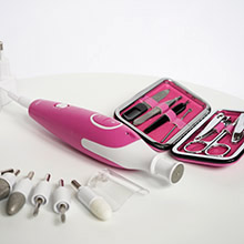 The Beurer MP 44 set includes many useful tools for manicure and pedicure