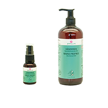 Hand disinfectant spray and 500ml refill bottle
<br>