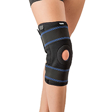 L'ortesi dell'articolazione del ginocchio Genufix può essere indossata sul ginocchio destro o sinistro