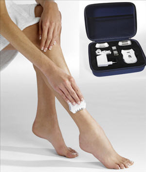 Promed Beauty Belle Duo is a practical 2-function device for foot skin care and hair removal.