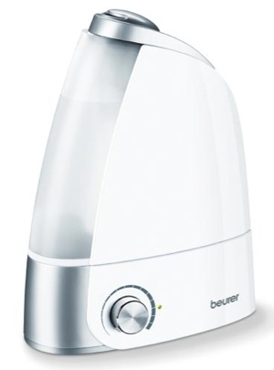 The device is suitable for humidifying the proximate ambient air in rooms of up to approx. 25 square metres.