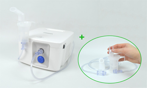 Omron CompAIR Pro NE-C900: einfache Handhabung und Reinigung.