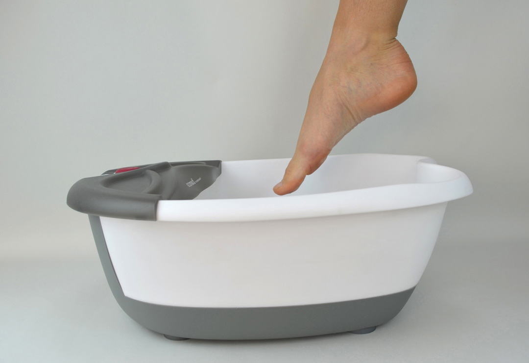 Ecomed foot bubble bath for a powerful foot bubble massage