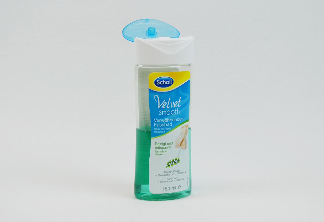 Scholl Velvet Smooth footbath: wellness for the whole body - starting with the feet. 