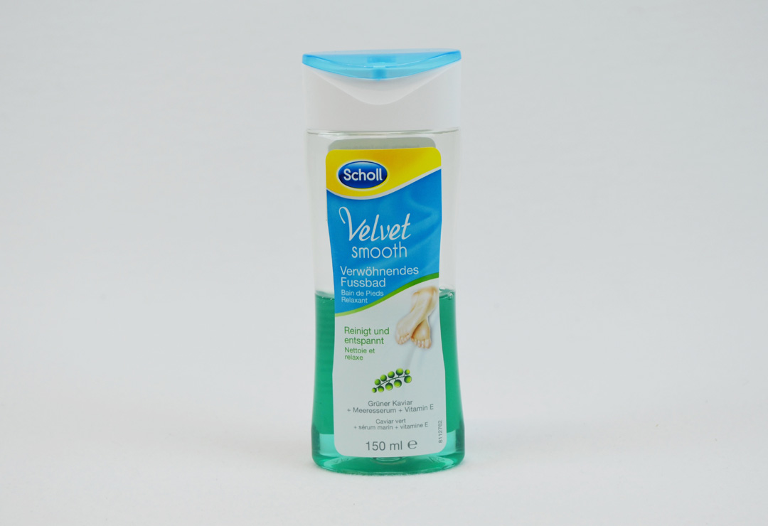 Cleansing Scholl Velvet Smooth foot bath - care additive