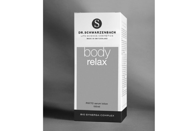 Dr.Schwarzenbach® BodyRelax sorgt für ein rundum entspanntes Wohlbefinden, zieht
<br>rasch ein und hinterlässt ein frisches Hautgefühl.