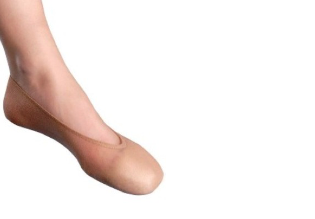 Mini-socquette avec rembourrage au niveau des orteils ou du talon.