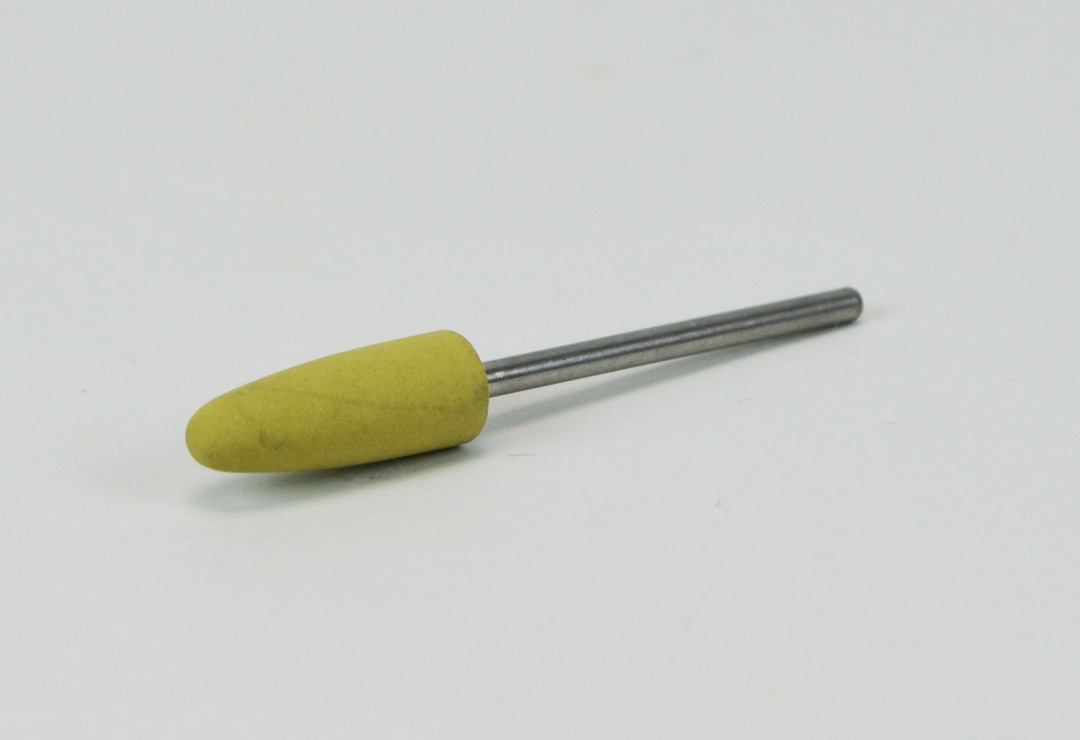 Lucidatore in silicone Promed, fine, giallo