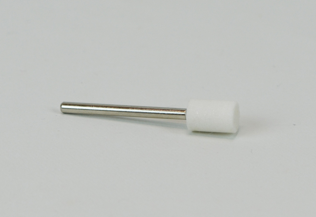 Cylindrical stone grinder from Promed for thickened, lignified nails and for smoothing unsightly nail plates