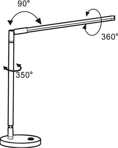 The Promed LTL749 can be rotated and swiveled