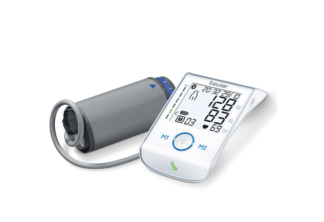 Upper arm blood pressure monitor Beurer BM 85: with additional functions
