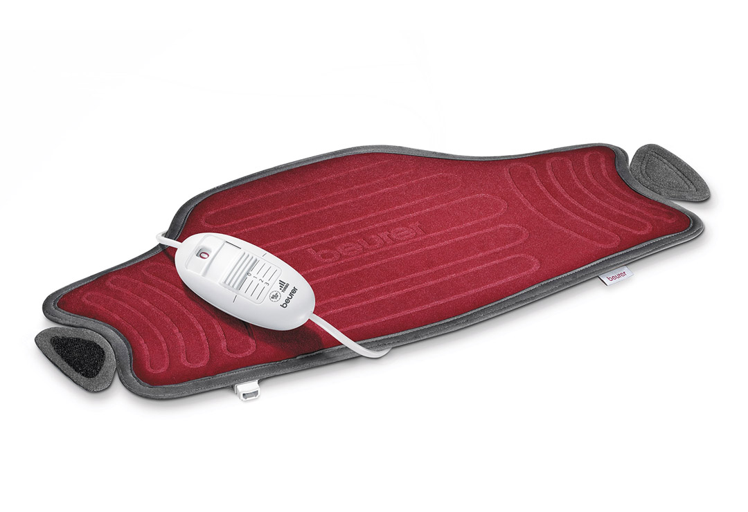 Coussin chauffant multifonction Beurer HK55 à fixation simple pour le ventre, le dos et les articulations.