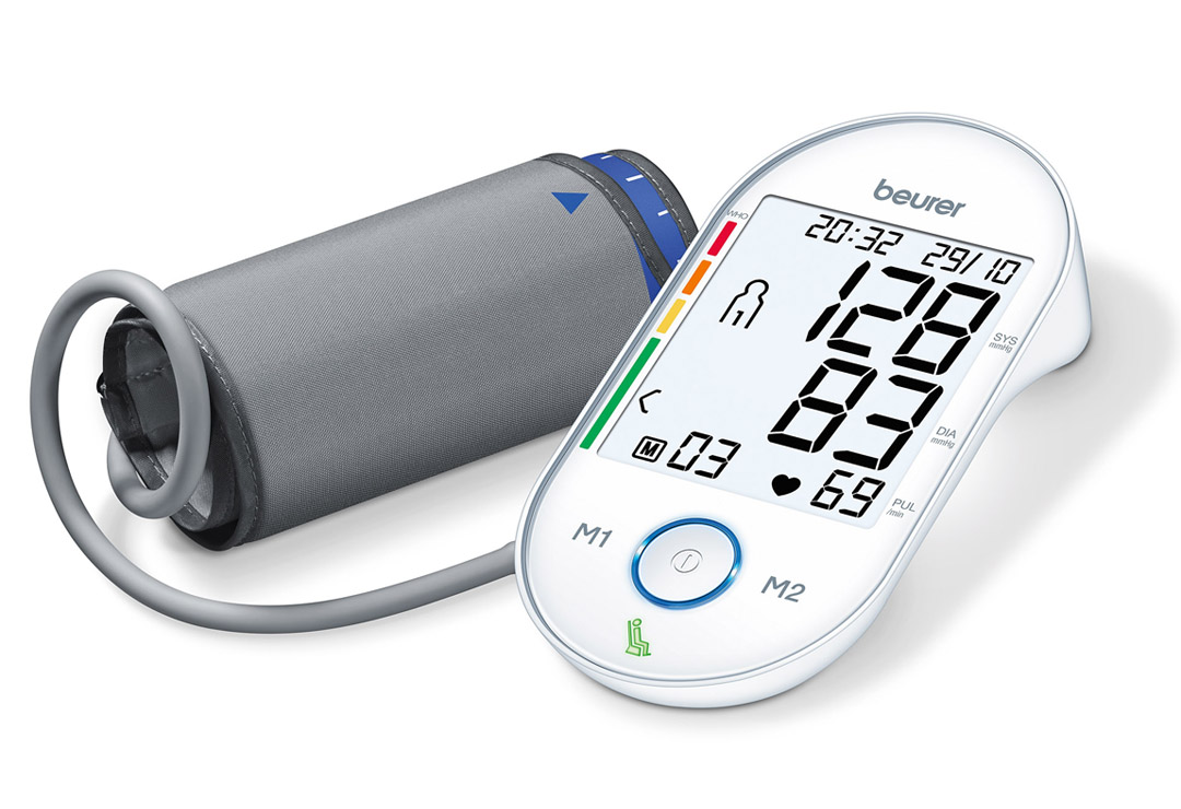 Monitor della pressione sanguigna Beurer BM 55 per una circonferenza del braccio superiore di 22-36 cm
