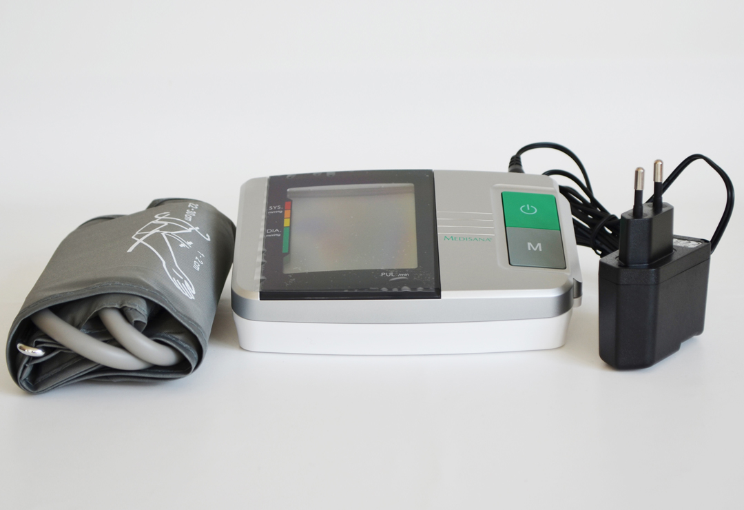Medisana MTS with traffic light function for classifying blood pressure according to WHO