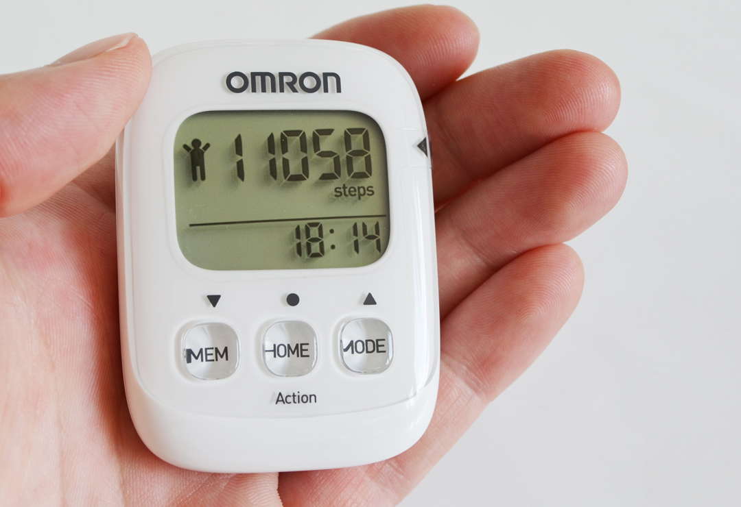 Omron Walking Style 4 with 3-D sensor technology.