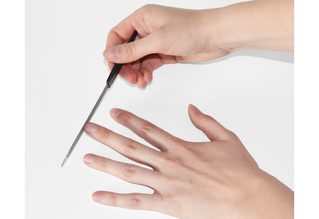 Promed sapphire nail file for filing and shaping your nails by hand
