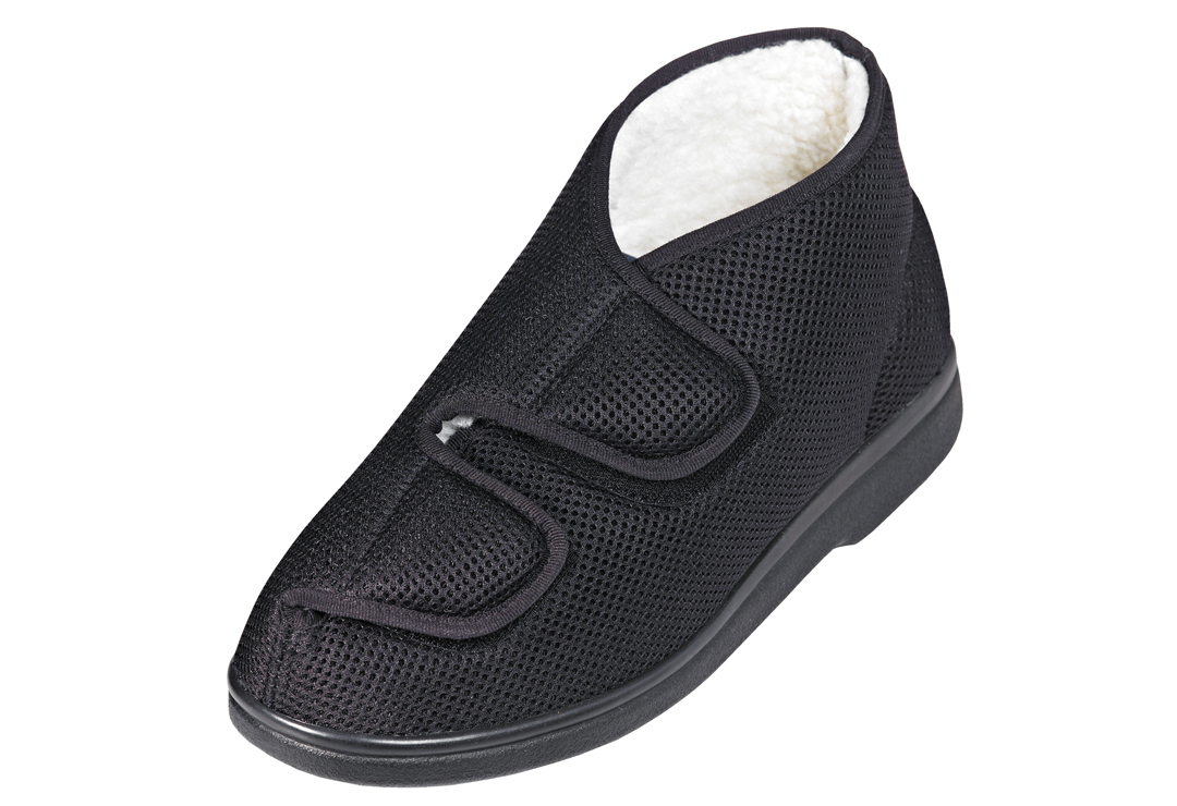 Promed GentleWalk Hi - Shoes for pressure sensitive feet, black