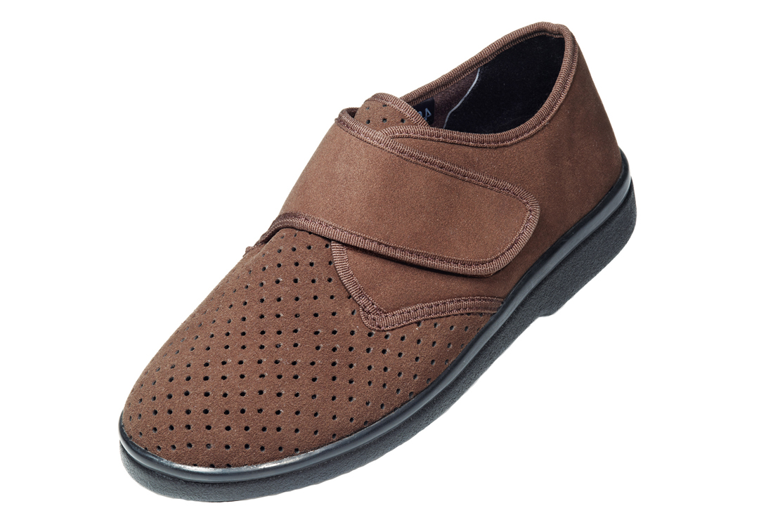 Chaussure de thérapie confort Promed Munich 3 avec une combinaison de micro-velours extensible.