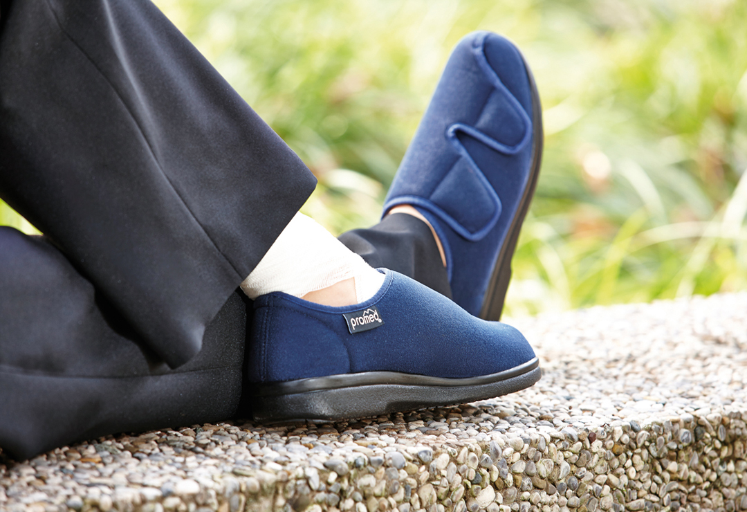 The Promed Sanisoft shoe is suitable for indoors and outdoors