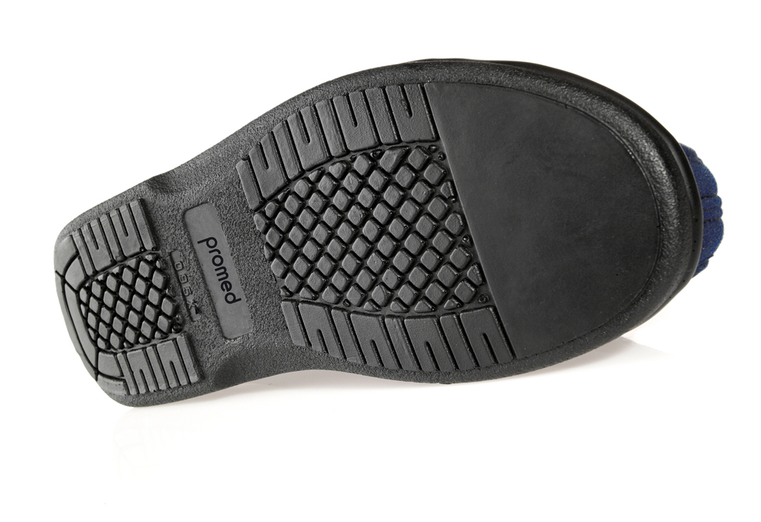 Grippy sole of the Promed Sanisoft rehab shoe