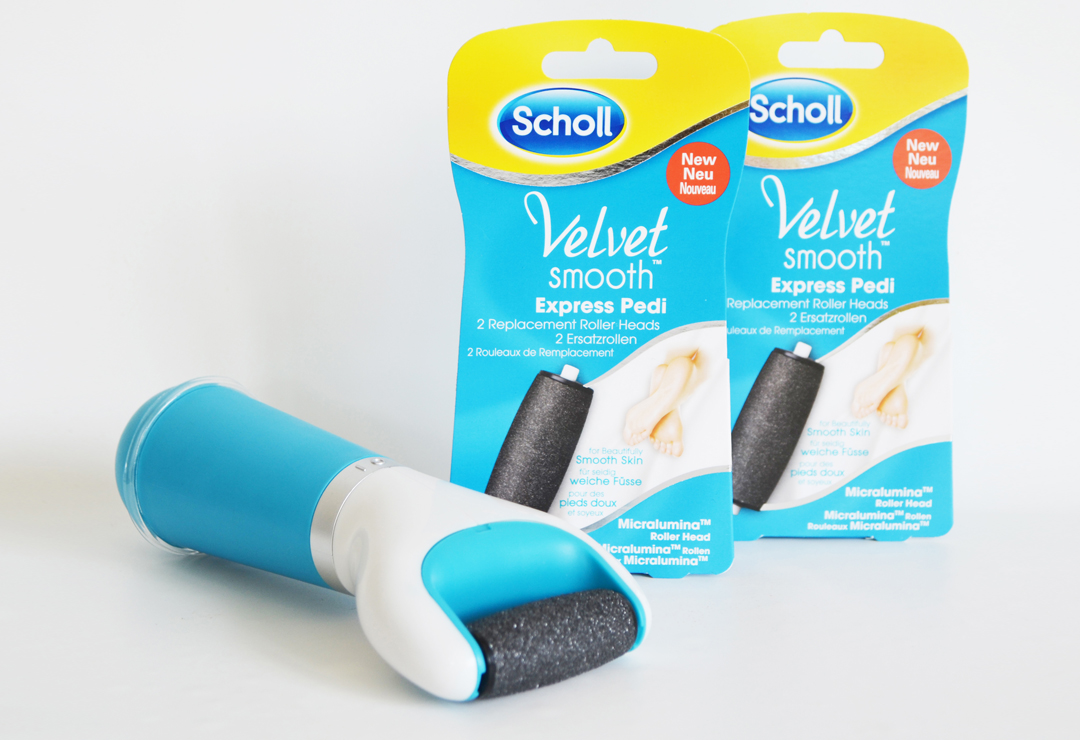 Hoofd gewelddadig Ster Scholl Economy package: Velvet Smooth Express Pedi blue + 4 Refill Heads  (CHF 99) - Manufacturers & brands