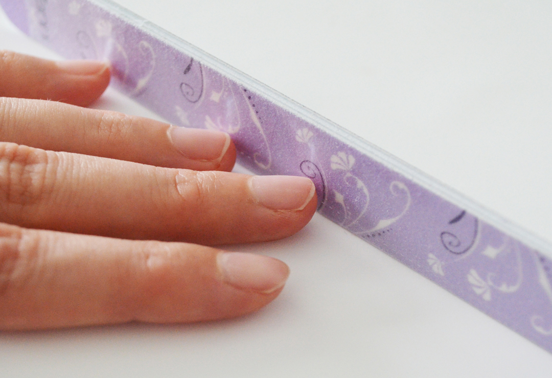 Nail file in a cheerful style