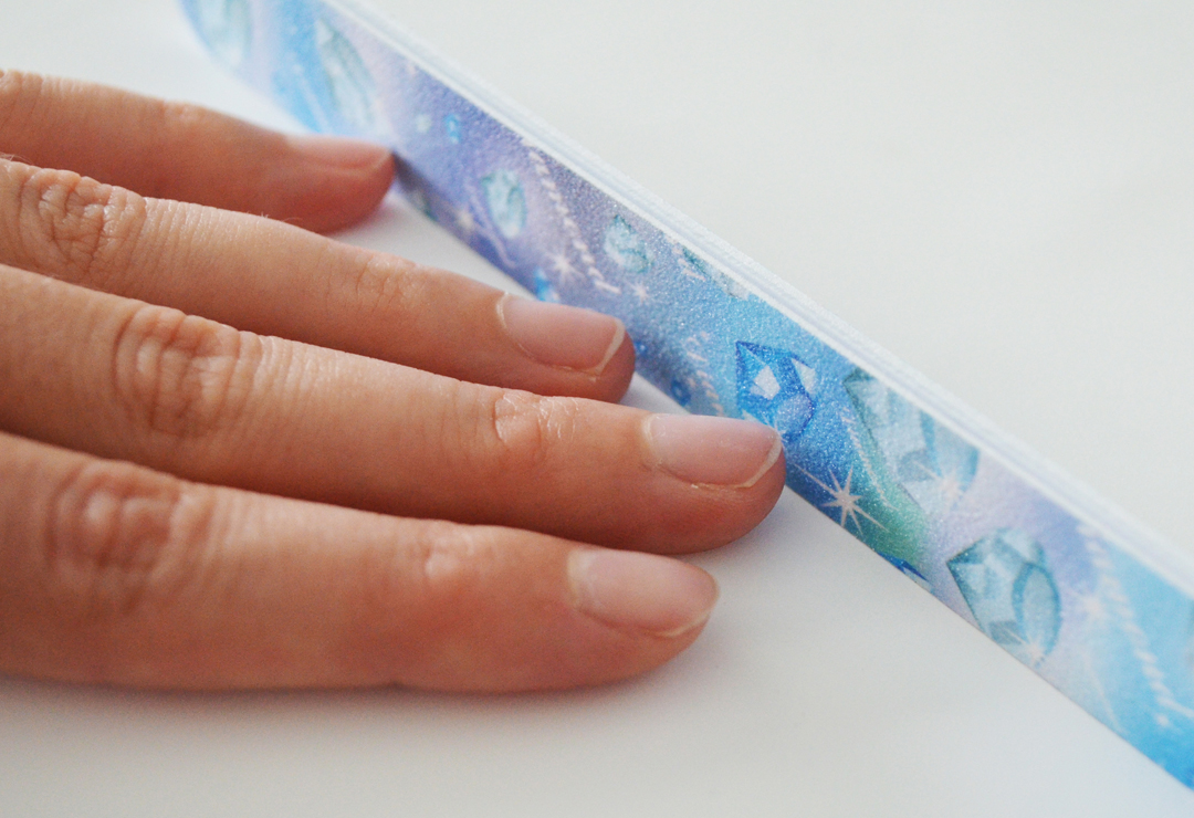 Nail file with a beautiful design