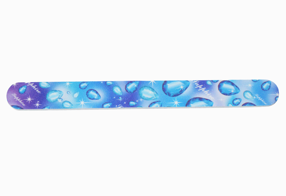 Nail file with a colorful motif