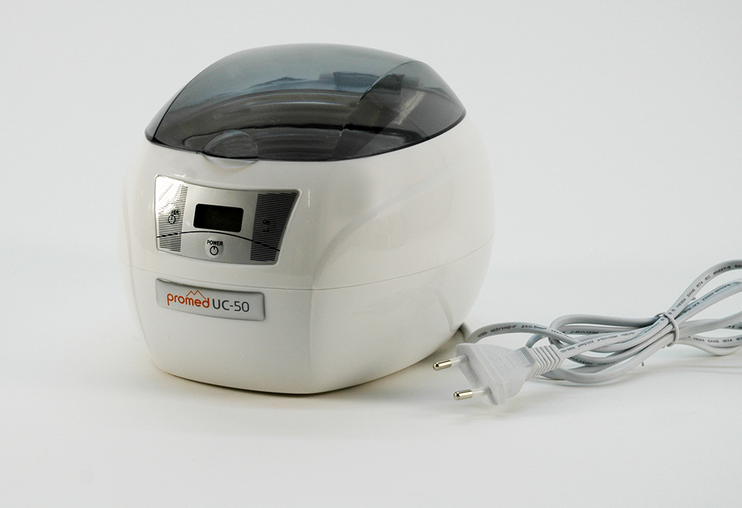Ultrasonic Bit Sanitizer - for cleaning of grinding heads, instruments, watches, CD's and DVD's.