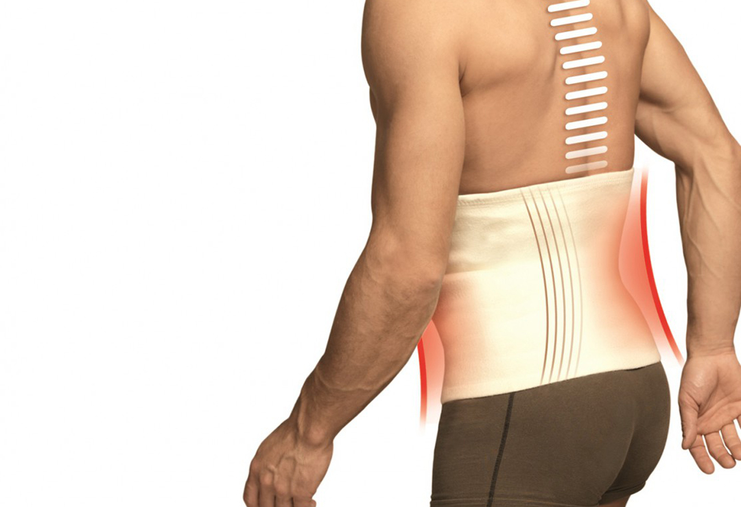 Anatomically shaped Turbo Med 200 thermal back support