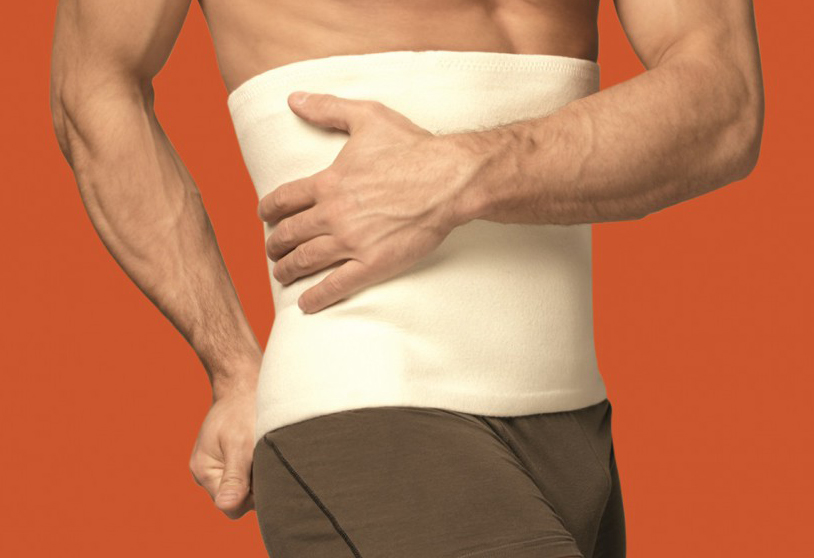 The Turbo Med 200 thermal back bandage warms and protects