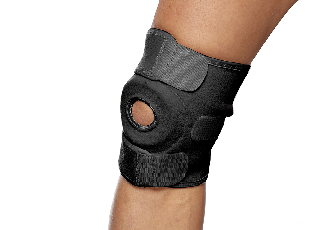 Stützt und stabilisiert das Kniegelenk: die TurboMed Bandage für das Knie