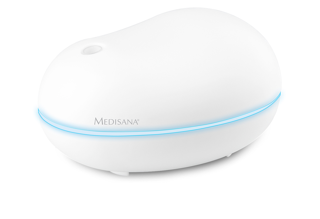 The Medisana AD610 creates a fine mist through which the fragrance is distributed throughout the room