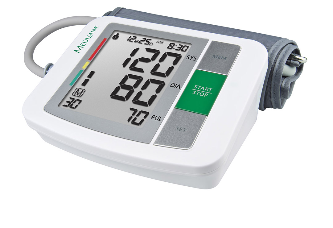 Medisana BU 510 Oberarm-Blutdruckmessgerät mit Manschette (22-36 cm Armumfang)