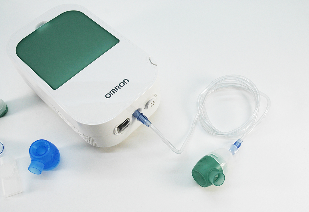 L'inhalateur Omron DuoBaby peut également être utilisé pour aspirer les sécrétions nasales
