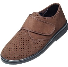 Comfort therapy shoe Promed Munich 3 with a combination of stretch micro-velor.