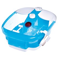 Détend ou tonifie les pieds et apporte une couleur forte dans votre salle de bain : le bain de pieds Promed FB-100 en bleu.