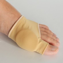 Soft silicone gel, covered with very soft garment.