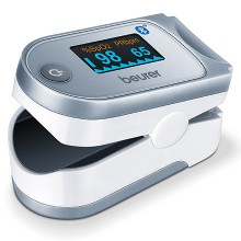 Pulse oximeter Beurer PO60 to determine the oxygen saturation in the blood and the pulse rate