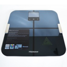 Medisana BS440 is a multifunctional personal scale with digital display and flat design made of high quality safety glass