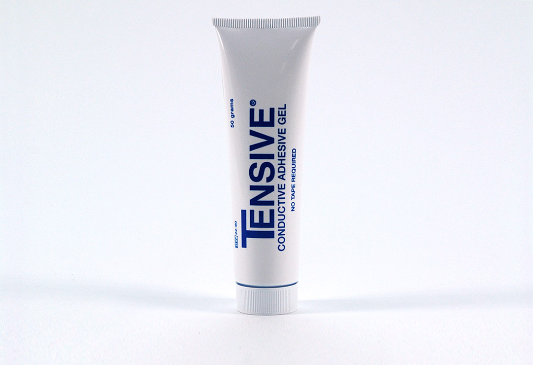 Tensive electrode gel for use with permanent electrodes in TENS / EMS treatment.