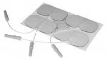 Theses electrodes are adhesive and does not irritate the skin.