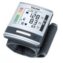 Einfache Blutdruckmessung am Handgelenk: mit jeweils 60 Speicherplätzen für 2 Personen, Arrhythmie-Erkennung, grafischer WHO-Einstufung und Ruheindikator.