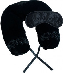 Daydream wellness set consisting of a neck pillow for travel and a sleeping mask