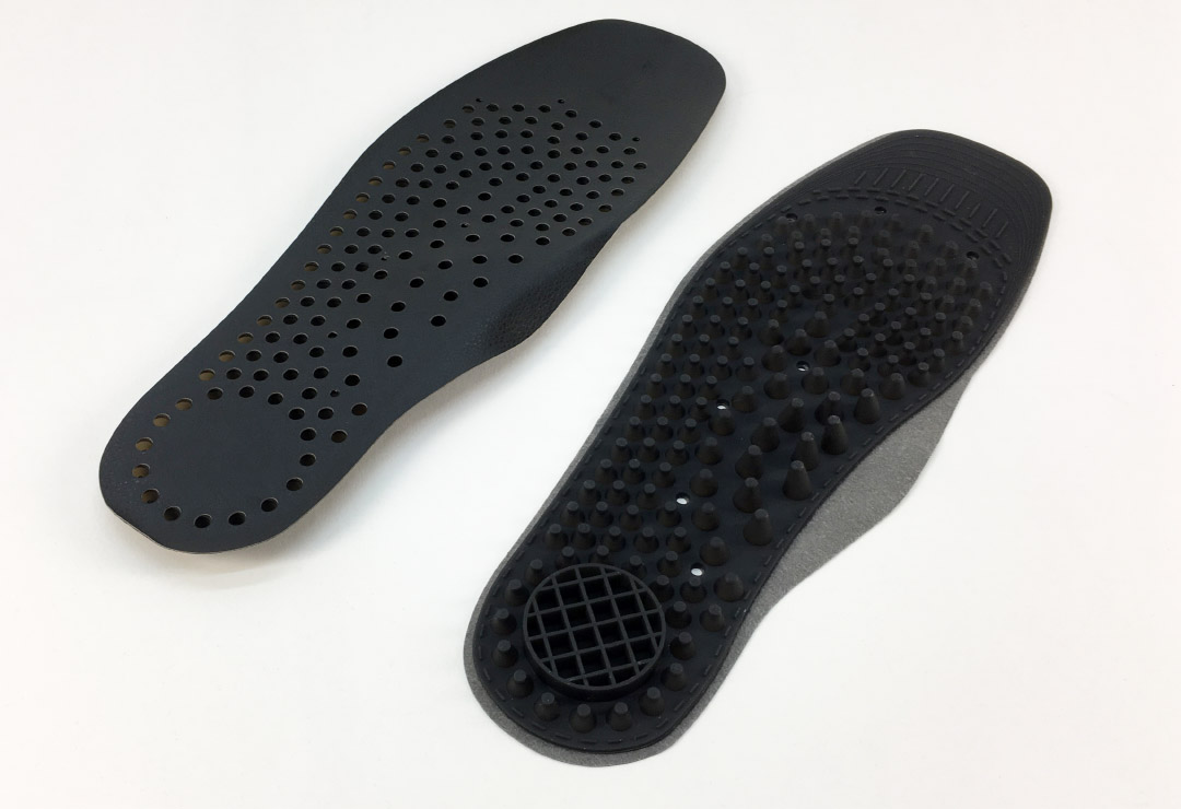 The Dr. Ho's Air Orthotics insole can be used with both sides