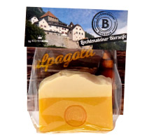 Liechtenkind Bierseife ist eine Naturseife mit Liechtensteiner Brauhaus Bier