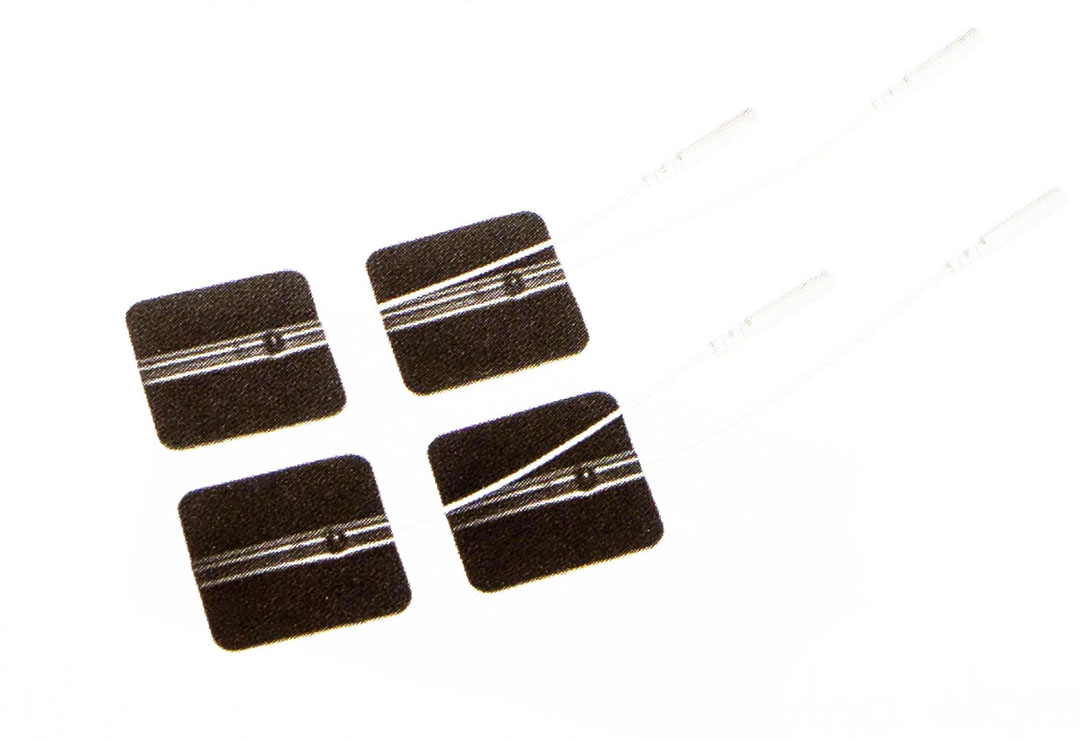 Les électrodes en carbone Promed sont douces pour la peau et faciles à retirer du corps.